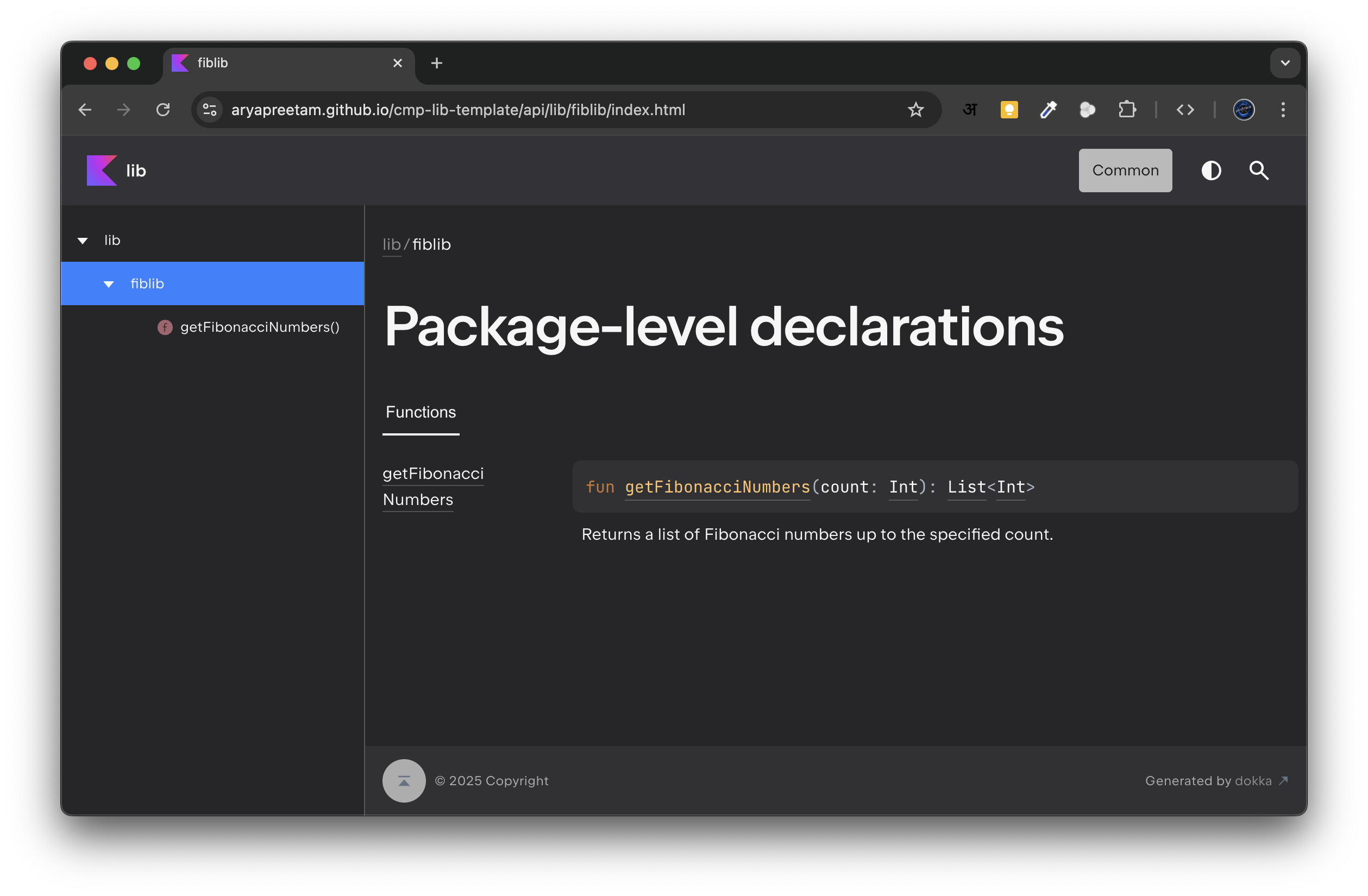 Compose Multiplatform Library Template