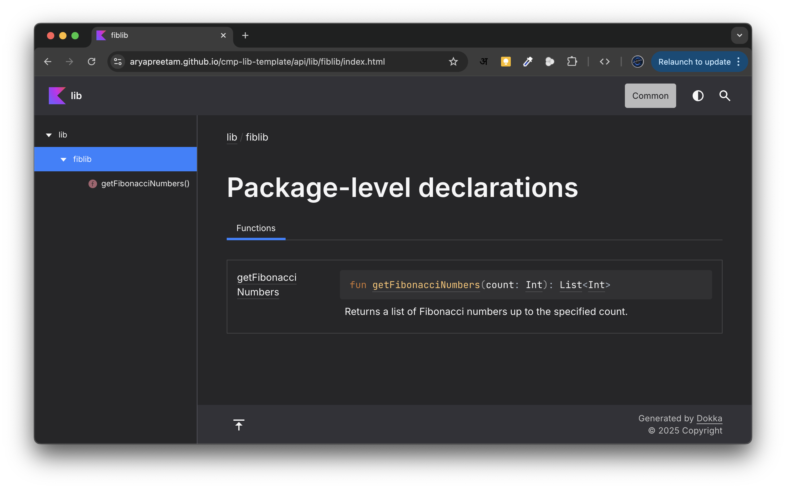 Compose Multiplatform Library Template