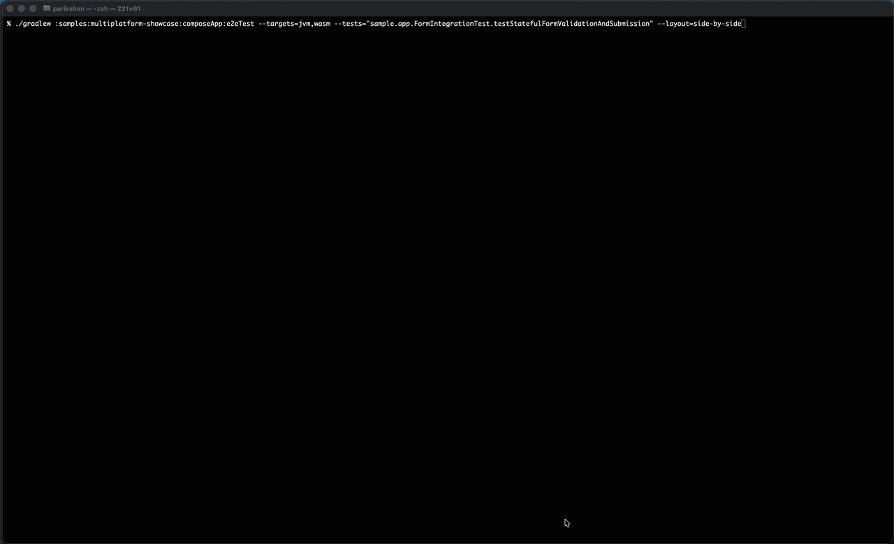 Side-by-side layout without sync