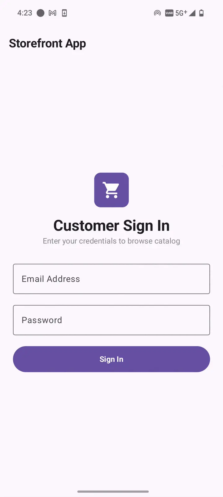 Storefront Android